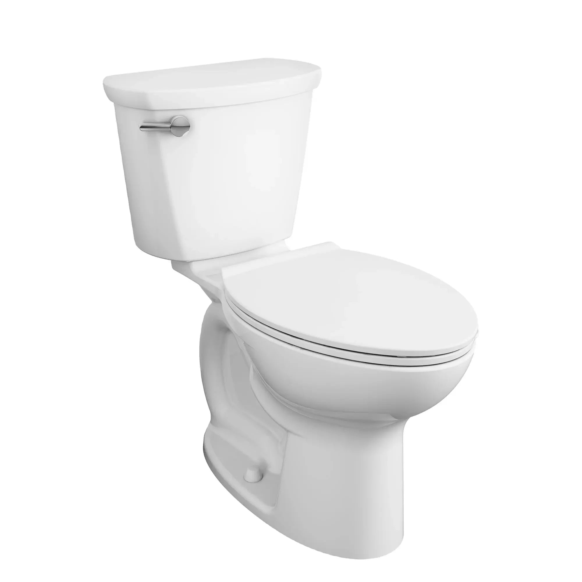 Cadet PRO Two-Piece 1.6 GPF/6.0 LPF Compact Elongated Toilet - 14 Inch Rough-In, Chair Height, Water Efficient (Seat Not Included) - Perfect for Small Bathrooms, Powder Rooms & Space-Saving Solutions