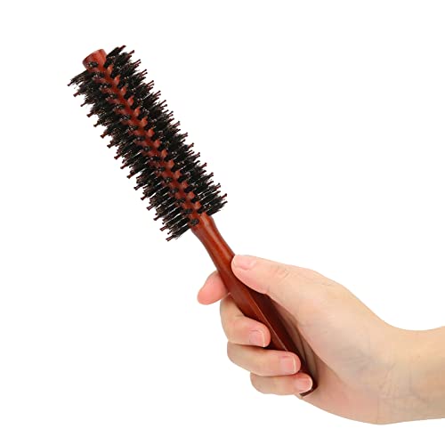 3Pcs Bristle Hair Styling Comb Set - Round Brush & Curling Comb for Women & Men - Professional Hair Styling Tools for Wet & Dry Hair (1.6 x 8.5in) - Perfect for Salon, Home Use & Travel Styling