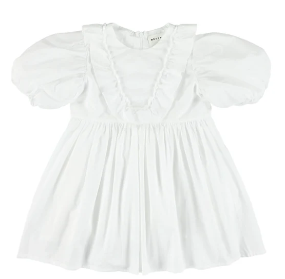 MORLEY Girls' Ruffle Chest Dress for Kids (Ages 8-14) - Perfect for School, Parties & Special Occasions