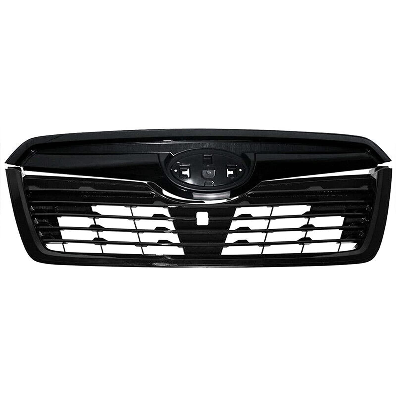 2019-2021 Subaru Forester Front Bumper Upper Grille Mesh Replacement - Gloss Black OEM Style Grill Assembly | Perfect for Off-Road Protection & Custom Car Styling
