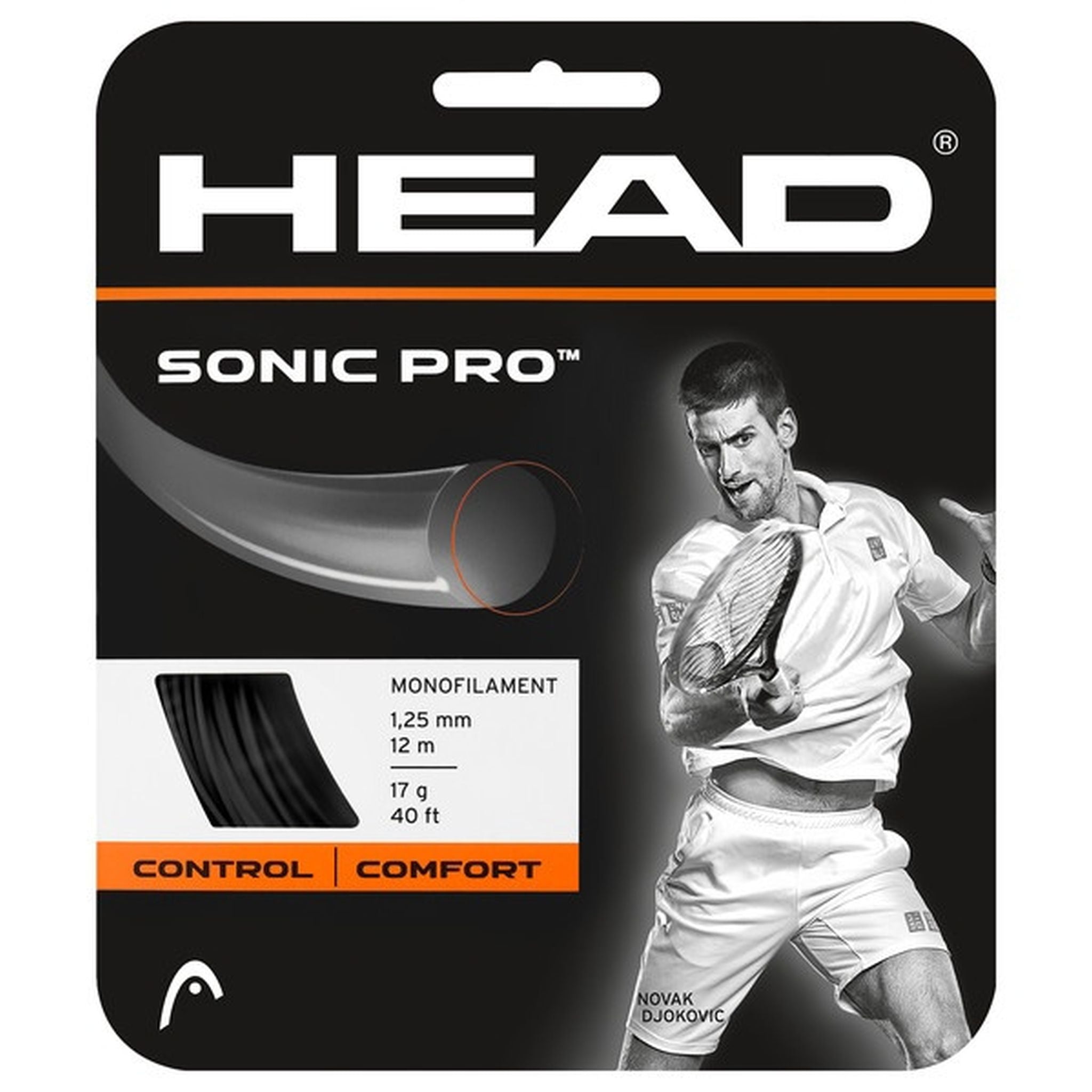 HEAD Sonic Pro Tennis String Set - High-Performance Polyester Strings for Power & Control | Perfect for Competitive Play & Training