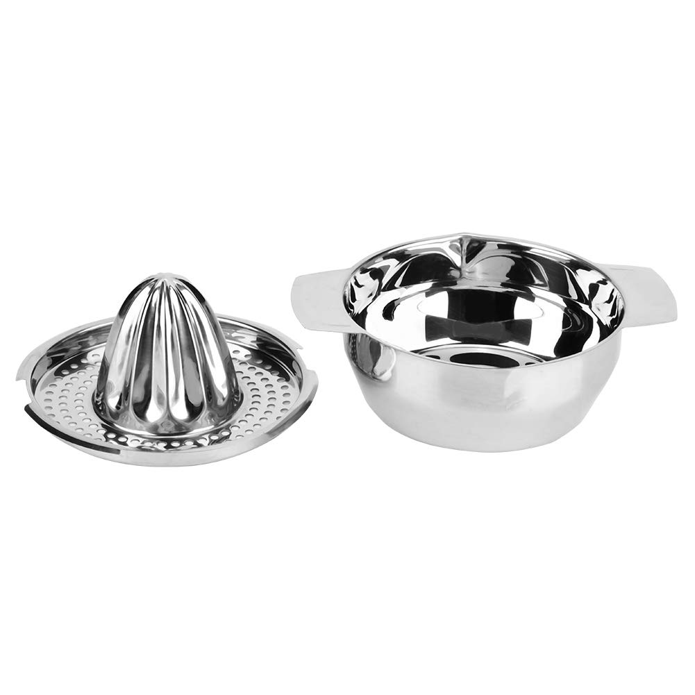 Premium Stainless Steel Manual Citrus Juicer - Heavy Duty Lemon Squeezer Hand Press Tool for Lime, Orange & Grapefruit - Perfect for Cocktails, Baking & Healthy Juicing at Home