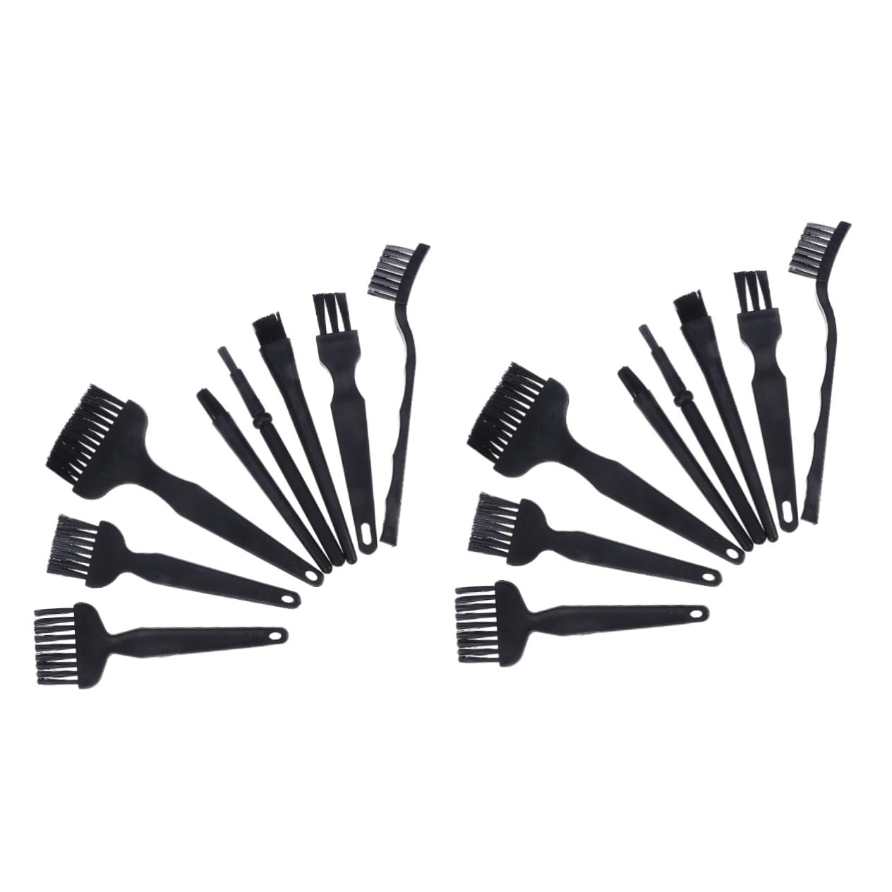 HEALLILY 16-Piece Anti-Static Cleaning Brush Set - Keyboard, Phone, Computer & PCB Repair Dusting Brushes | Perfect for Electronics Maintenance, Home Office Cleaning & DIY Projects