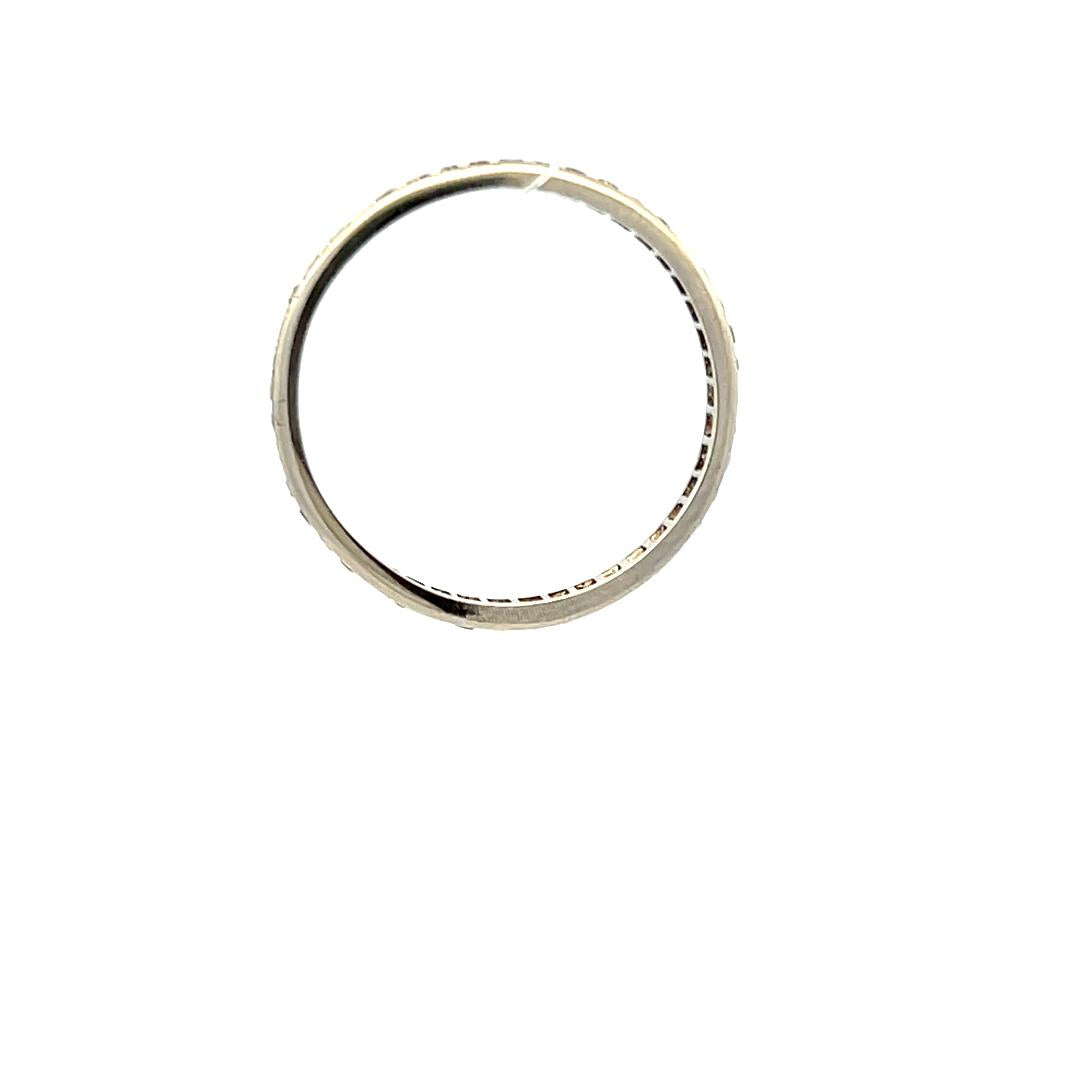 0.21 Carat Round Brilliant H SI Diamond Platinum Eternity Band Ring for Women - Perfect for Wedding, Anniversary & Special Occasion Gifts