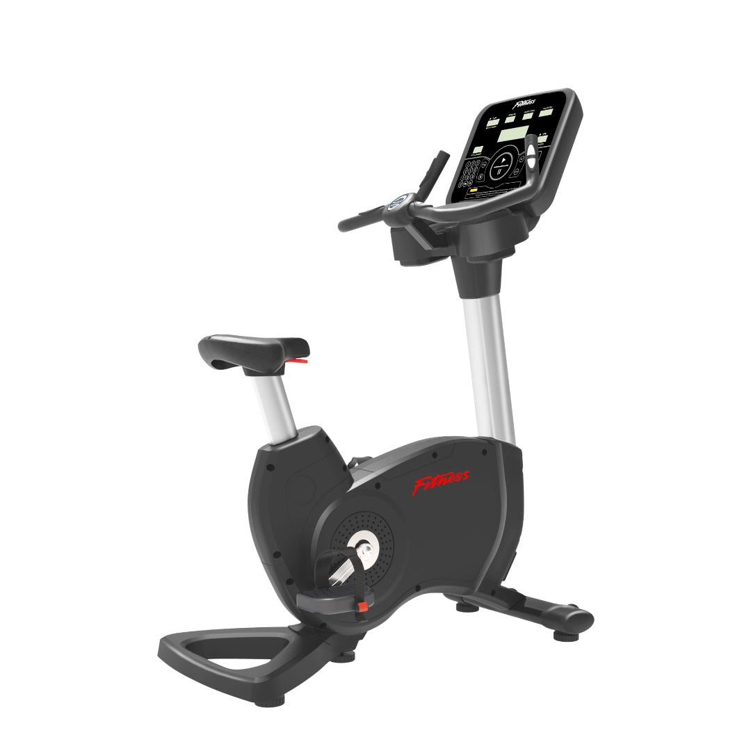 FITLAB Commercial Upright Exercise Bike - Heavy Duty Indoor Cycling Bike for Home & Gym Use | Cardio Workout Equipment for Weight Loss & Fitness Training