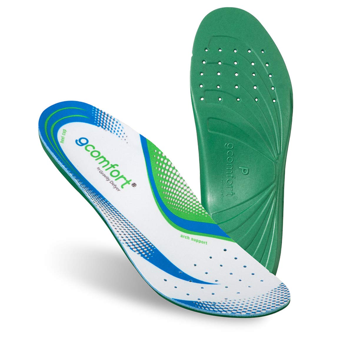Gravity Defyer G-Comfort Orthotic Insoles for Women - Arch Support for Pronation & Flat Feet Relief - 6 Medium US - Perfect for Running, Walking & All-Day Comfort