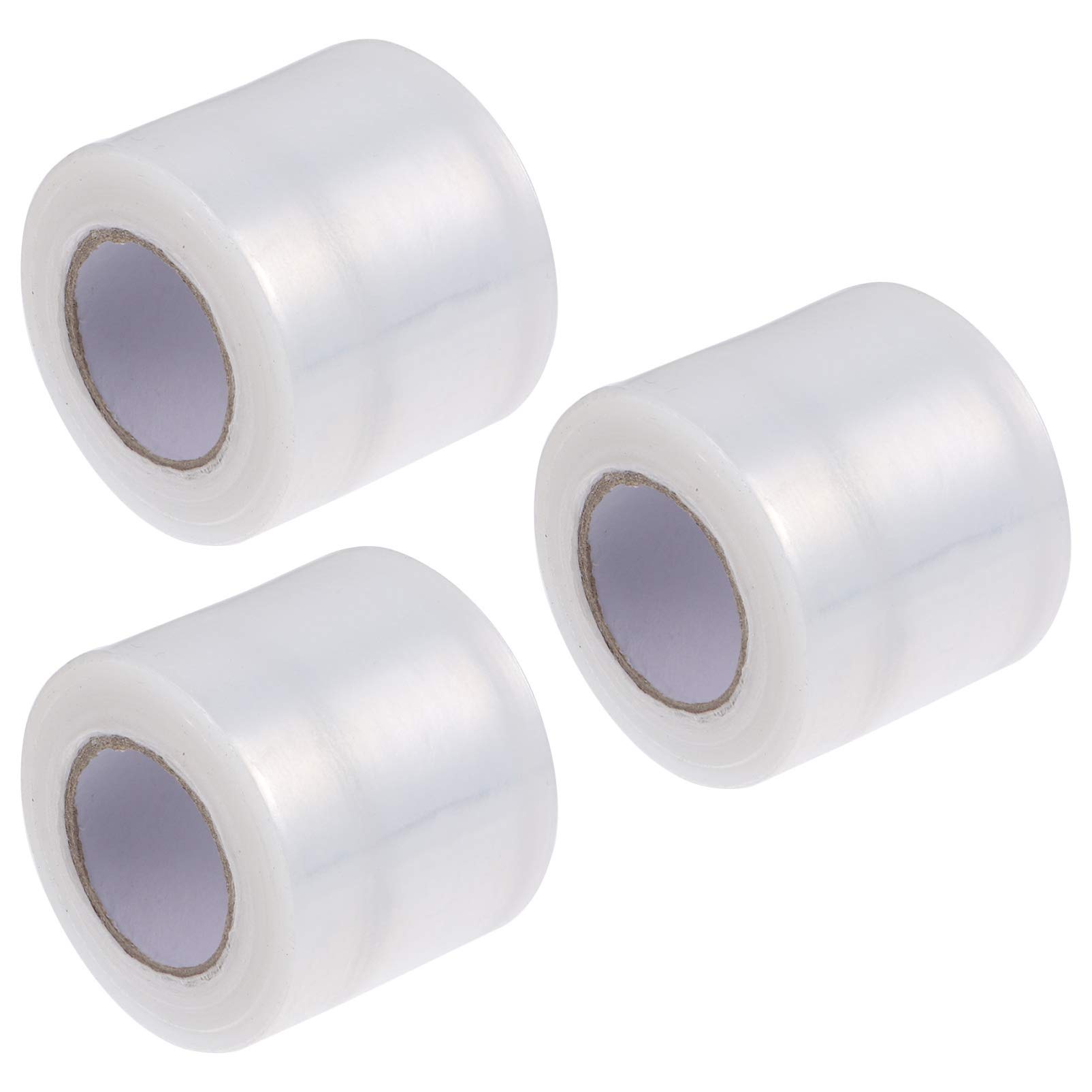 COHEALI 3 Rolls Clear Adhesive Tape for Eyebrows, Lips & Eyelashes - Transparent Makeup Film for Brow Shaping, Lip Contouring & Lash Lifting - Essential Beauty Supplies for Salon & Home Use