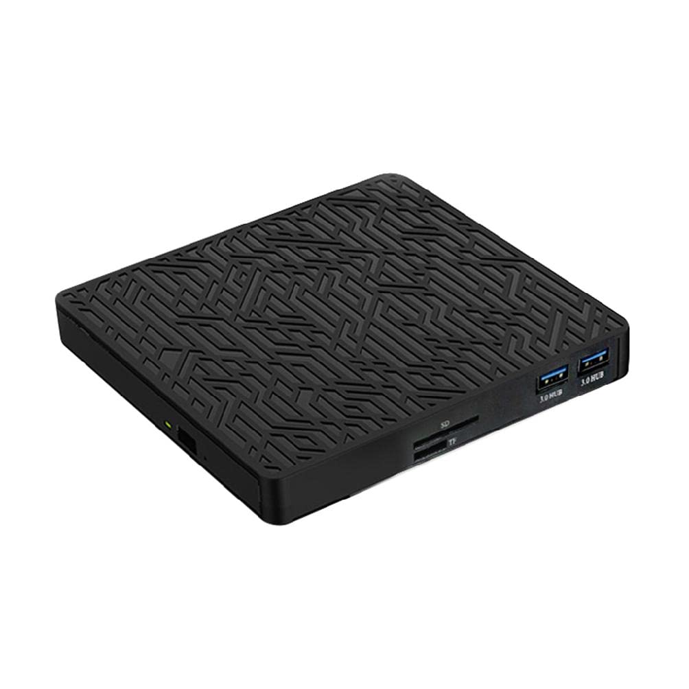 KieTeiiK USB 3.0 External DVD CD Drive - Burner/Writer/Reader for Laptop & PC - Compatible with Windows 10/11/Mac - Portable Optical Disc Drive for Movies, Music, Data Backup & Software Installation