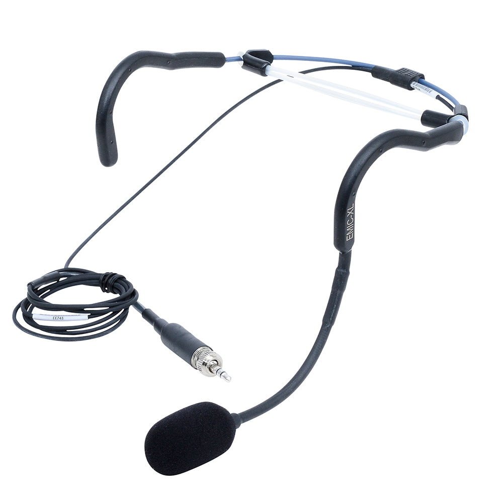 EMic XL Fitness Headset Microphone - Wireless Sweatproof Headset with Noise Cancelling Mic for Gym, Running, Cycling & Home Workouts - Perfect for Trainers, Coaches & Fitness Enthusiasts