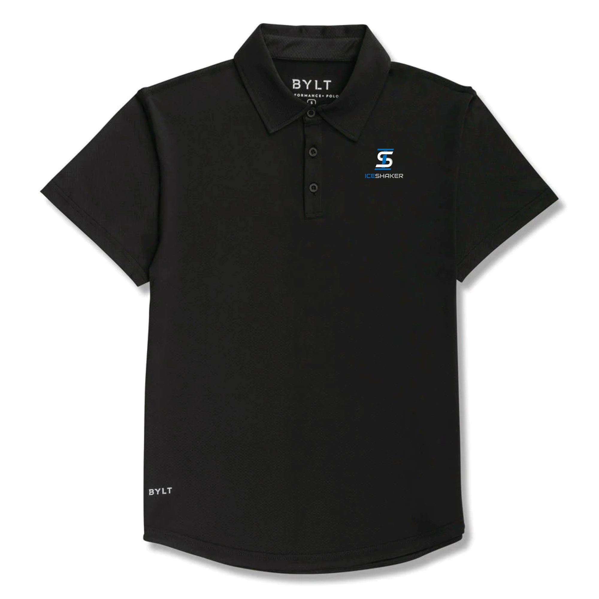 BYLT Men's Performance+ Drop Cut Short Sleeve Polo Shirt - Moisture Wicking & Breathable Workout Top for Gym, Golf & Casual Wear