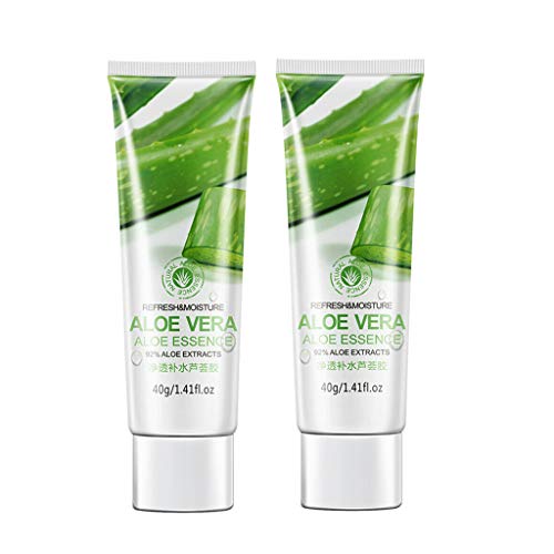 GEL PURE PACK 100% Aloe Vera Soothing Moisturizer 40g - Travel Size Body Wash for Women | Hydrating Skin Care for Dry Skin, Post-Sun Care & Daily Shower Use