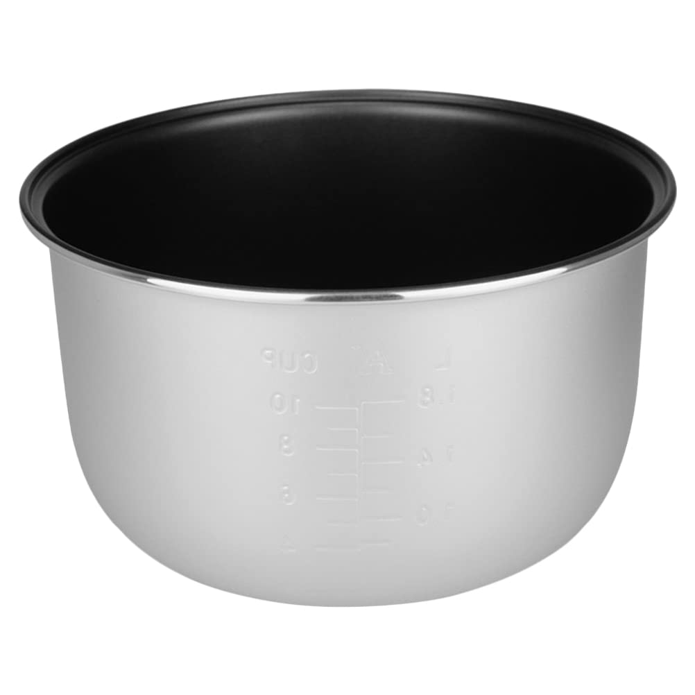 Non-Stick Rice Cooker Inner Pot Replacement - Compatible with Most Electric Cookers - Perfect for Cooking Rice, Steaming, and Slow Cooking at Home