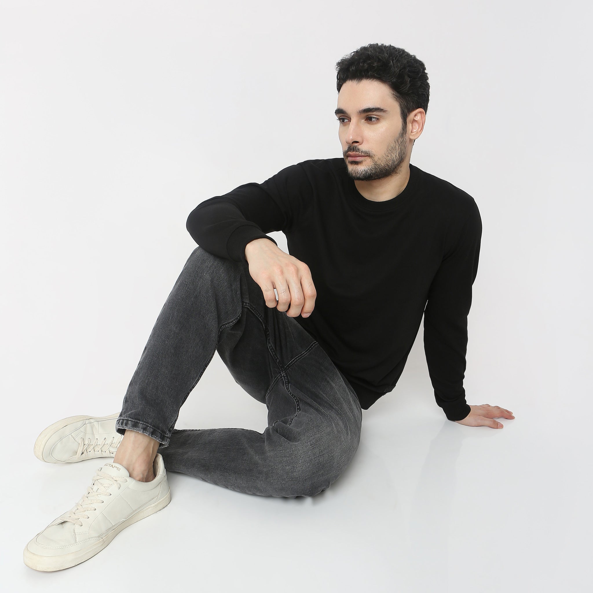 Essential Solid Sweatshirt for Women & Men | Soft Cotton Pullover | Casual Comfort Wear | Wow Price Deal | Perfect for Lounge, Travel & Everyday Outfits