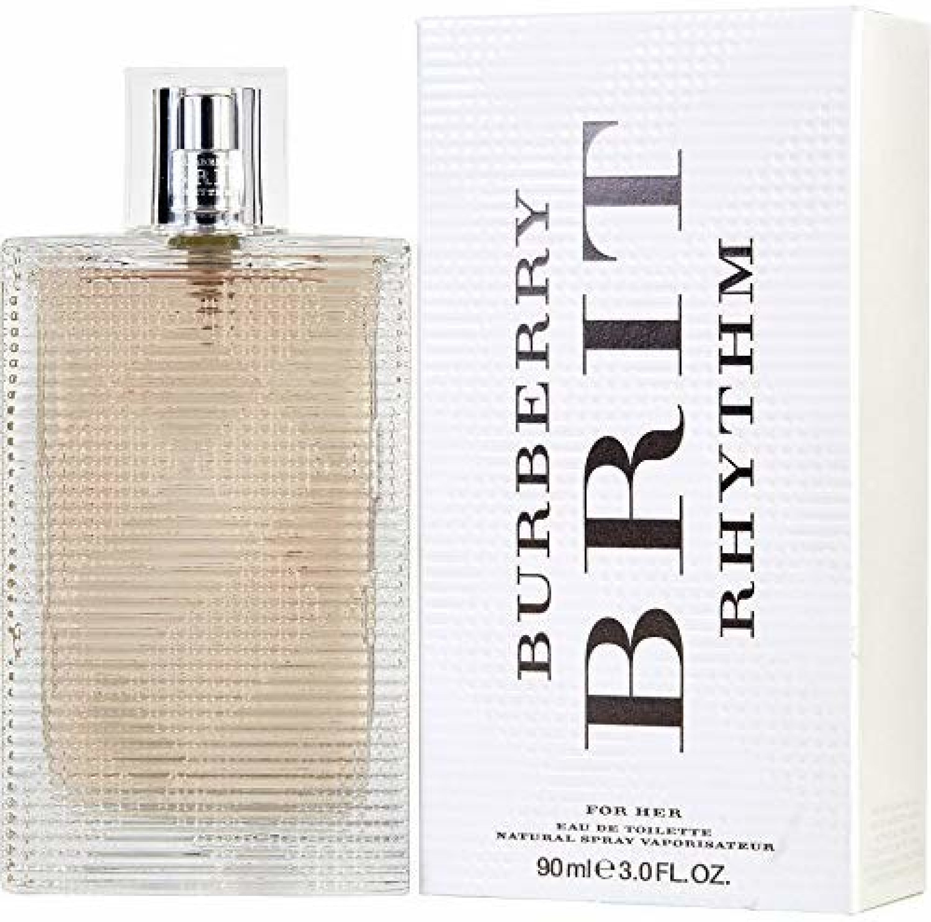 Burberry Brit Rhythm Eau de Toilette Spray for Women - Fresh Floral Fragrance for Day & Night Wear, Office & Special Occasions