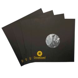 GrooveGuard Hybrid LP Inner Sleeves (25 Pack) - Premium Vinyl Record Protection for Collectors & DJs - Perfect for Storage, Organization & Playback
