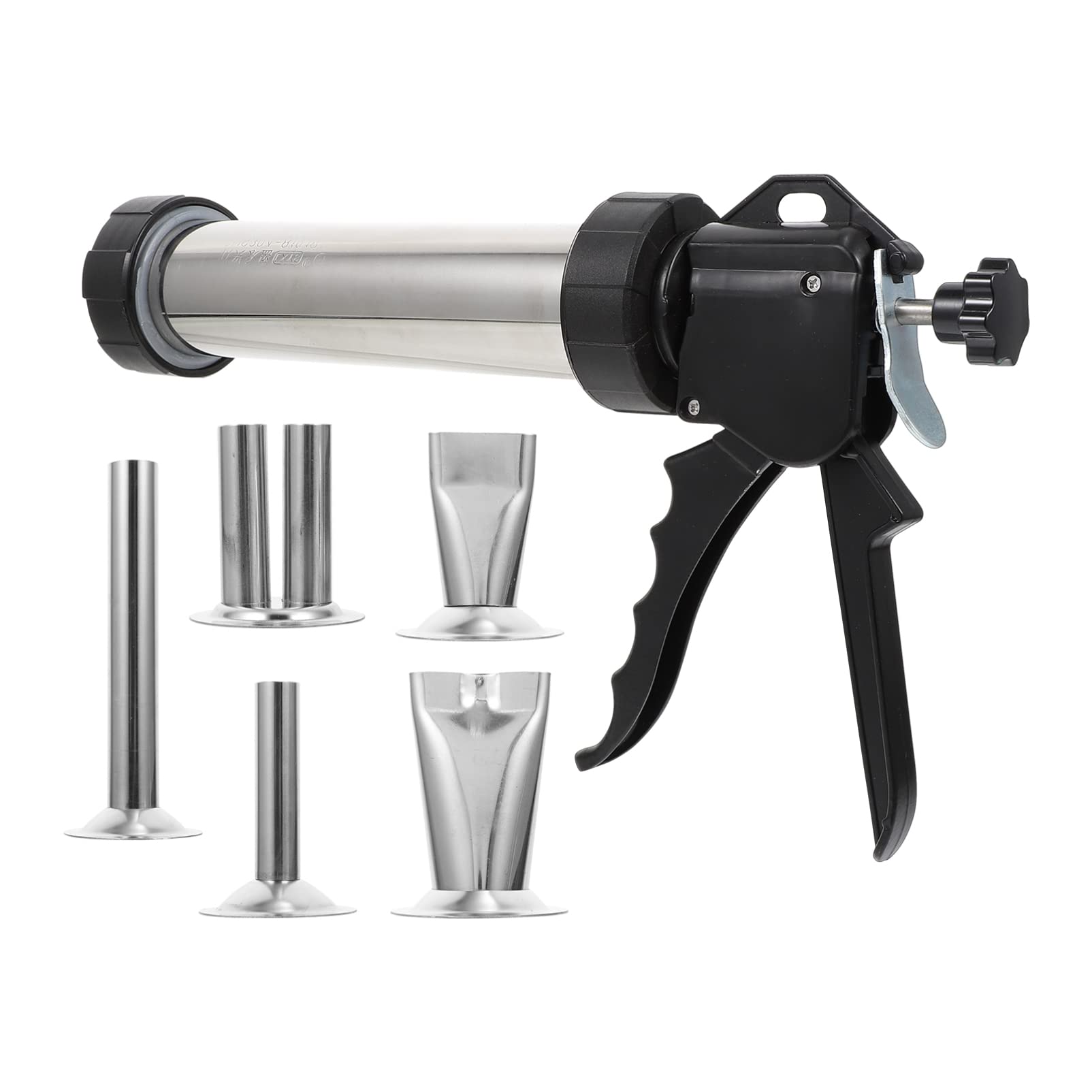 HEMOTON Electric Sausage Stuffer Kit - 3L Stainless Steel Meat Grinder with Sausage Funnel, Home Kitchen Tool for Making Sausages, Ground Meat & Jerky - Perfect for BBQ, Camping & Holiday Cooking