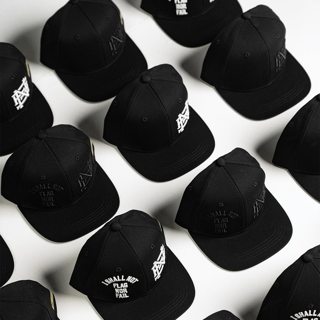 Custom Embroidered Monogram Hat - Personalized White & Black Baseball Cap for Men & Women - Perfect for Sports, Gifts, and Everyday Wear