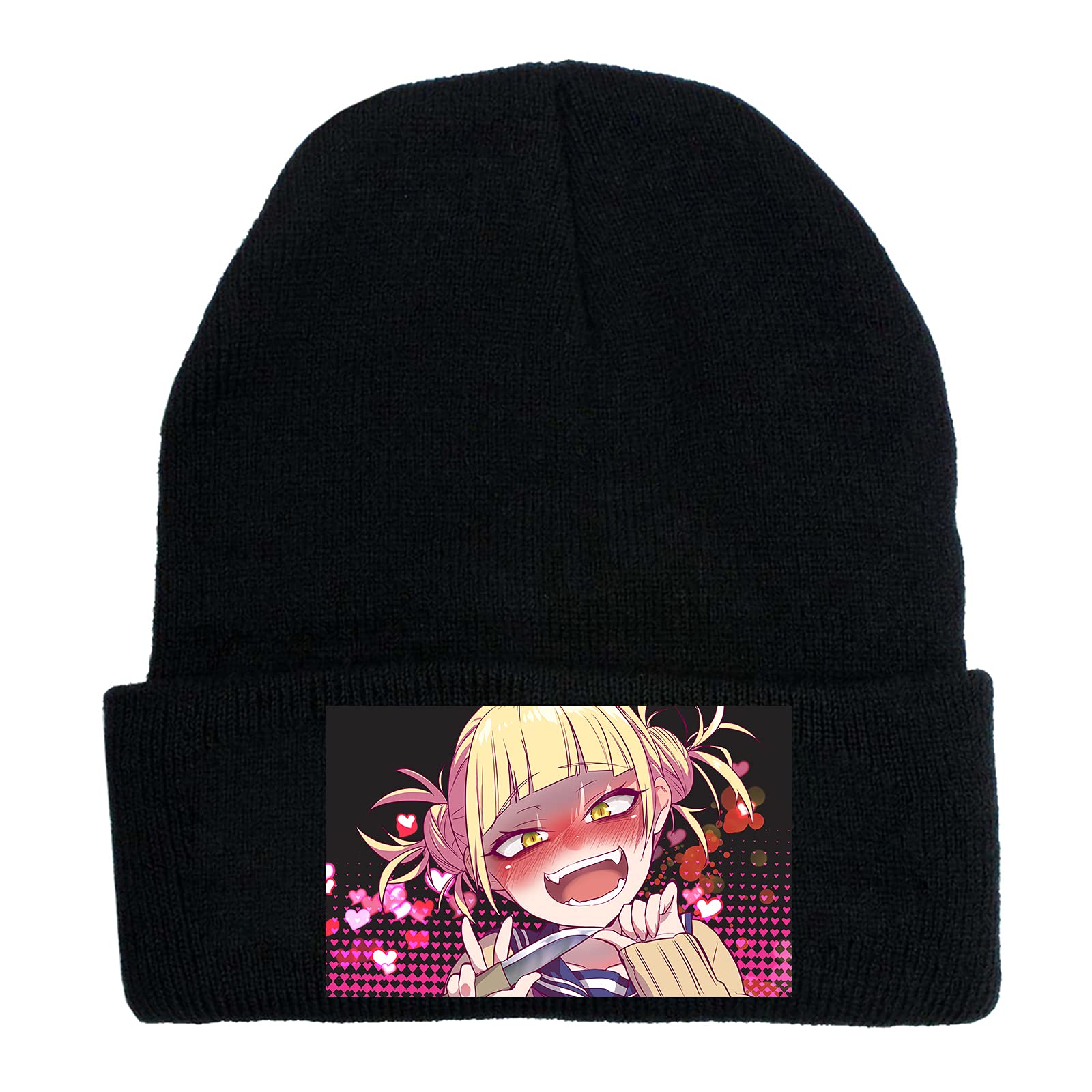 Vivimeng Anime Themed Unisex Wool Knit Skull Cap - Soft Warm Winter Beanie Hat for Men & Women - Perfect for Cold Weather, Outdoor Activities & Anime Fans Gift