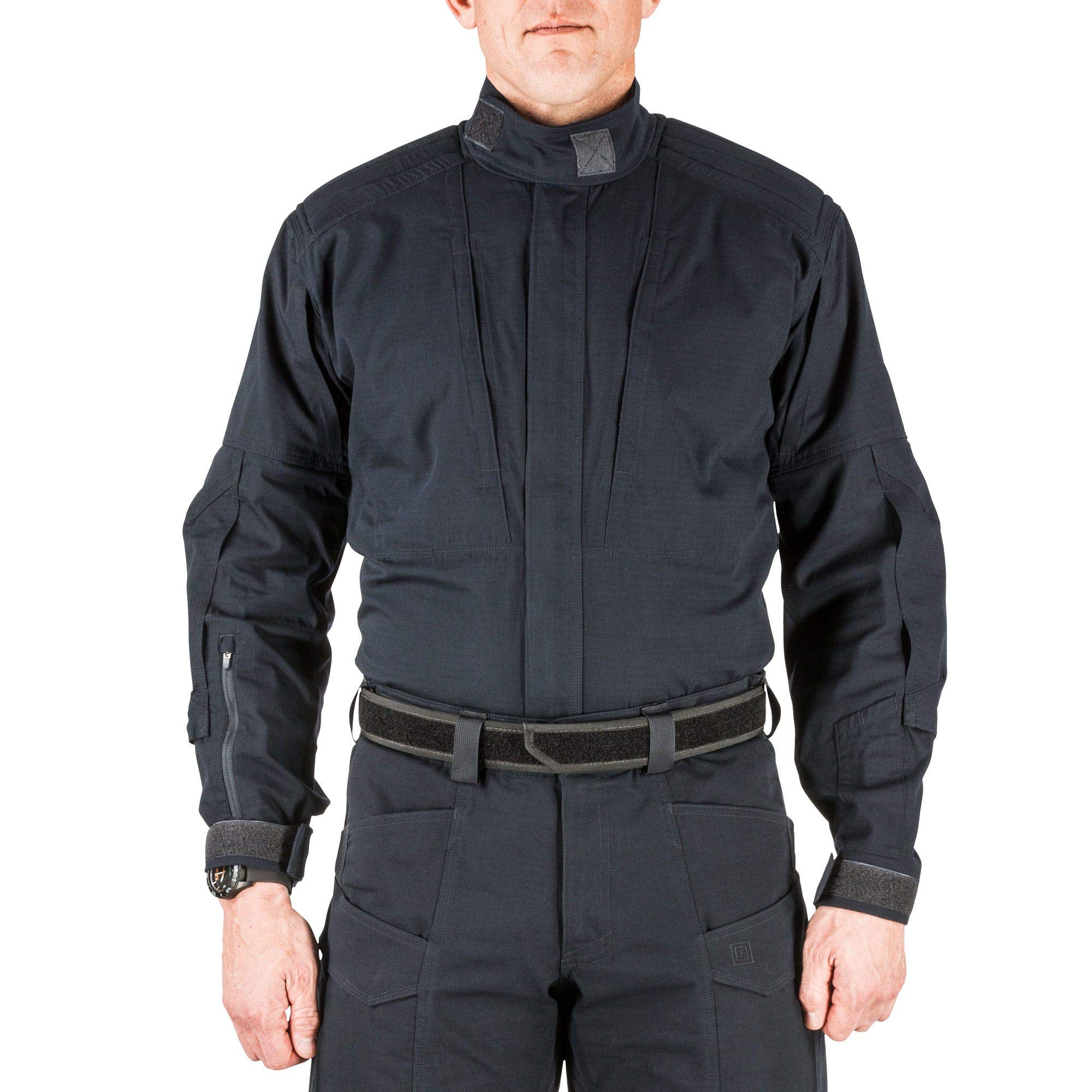 5.11 Tactical Men's XPRT Long Sleeve Work Shirt - Teflon Coated Ripstop Fabric - Style 72091 - Durable Uniform for Law Enforcement, Military & Outdoor Activities