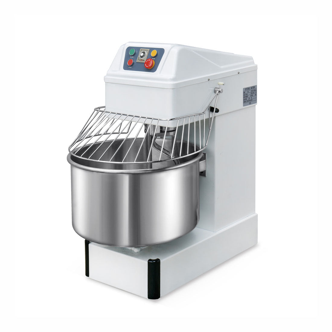 BakerMax FS60M Commercial Spiral Mixer - Heavy Duty Dough Mixer for Bakeries, Restaurants & Pizza Shops - Perfect for Bread, Pizza Dough & Pastry Making