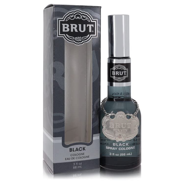 Brut Black Cologne for Men - 3 oz Cologne Spray | Long-Lasting Fragrance for Work, Date & Special Occasions | Premium Men's Cologne Gift Set