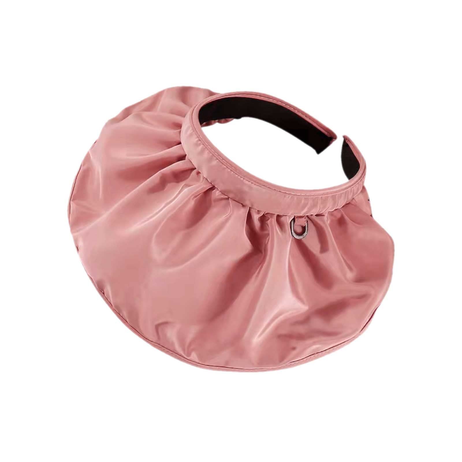 2022 Women's Sun Protection Headband Hat - Adjustable Summer UV Hat with Hair Hoop & Large Barrettes for Thick Hair (One Size) | Perfect for Outdoor Activities, Beach, Running & Travel
