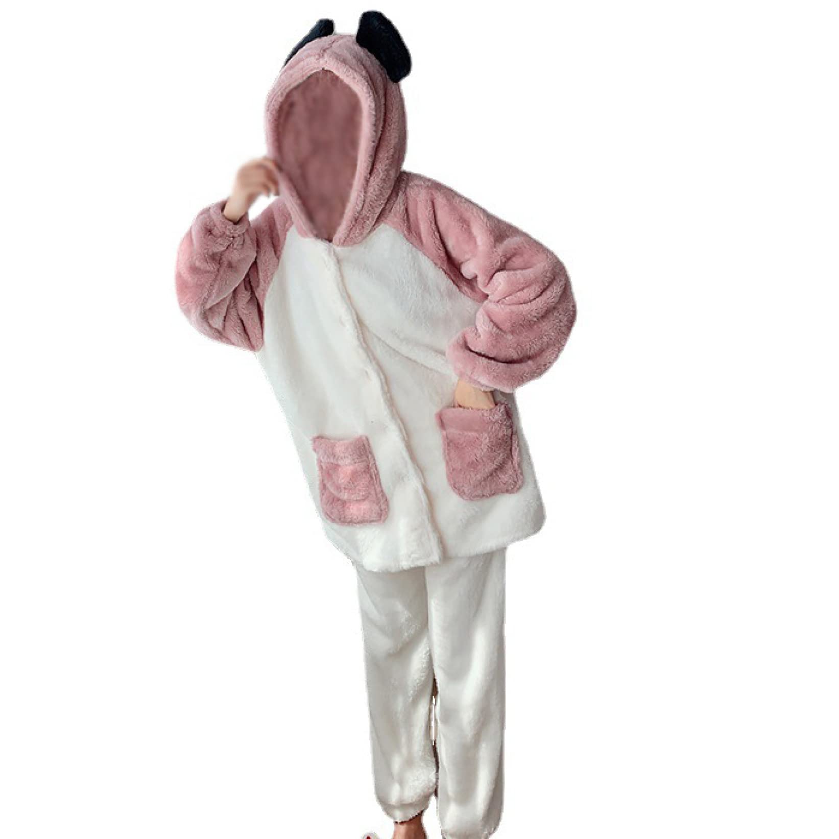 Cozy Women's Flannel Pajama Set - 2 Piece Winter Sleepwear with Long Sleeves, Soft & Warm PJS for Women | Perfect for Cold Nights, Lounging at Home, and Holiday Gifts