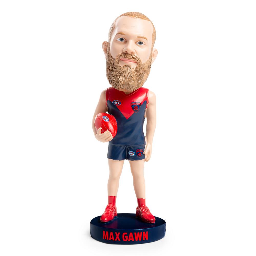 Official AFL Melbourne Demons Max Gawn Bobblehead - Collectible AFL Player Figurine - Perfect for Sports Fans, Memorabilia Collectors & Home/Office Decor