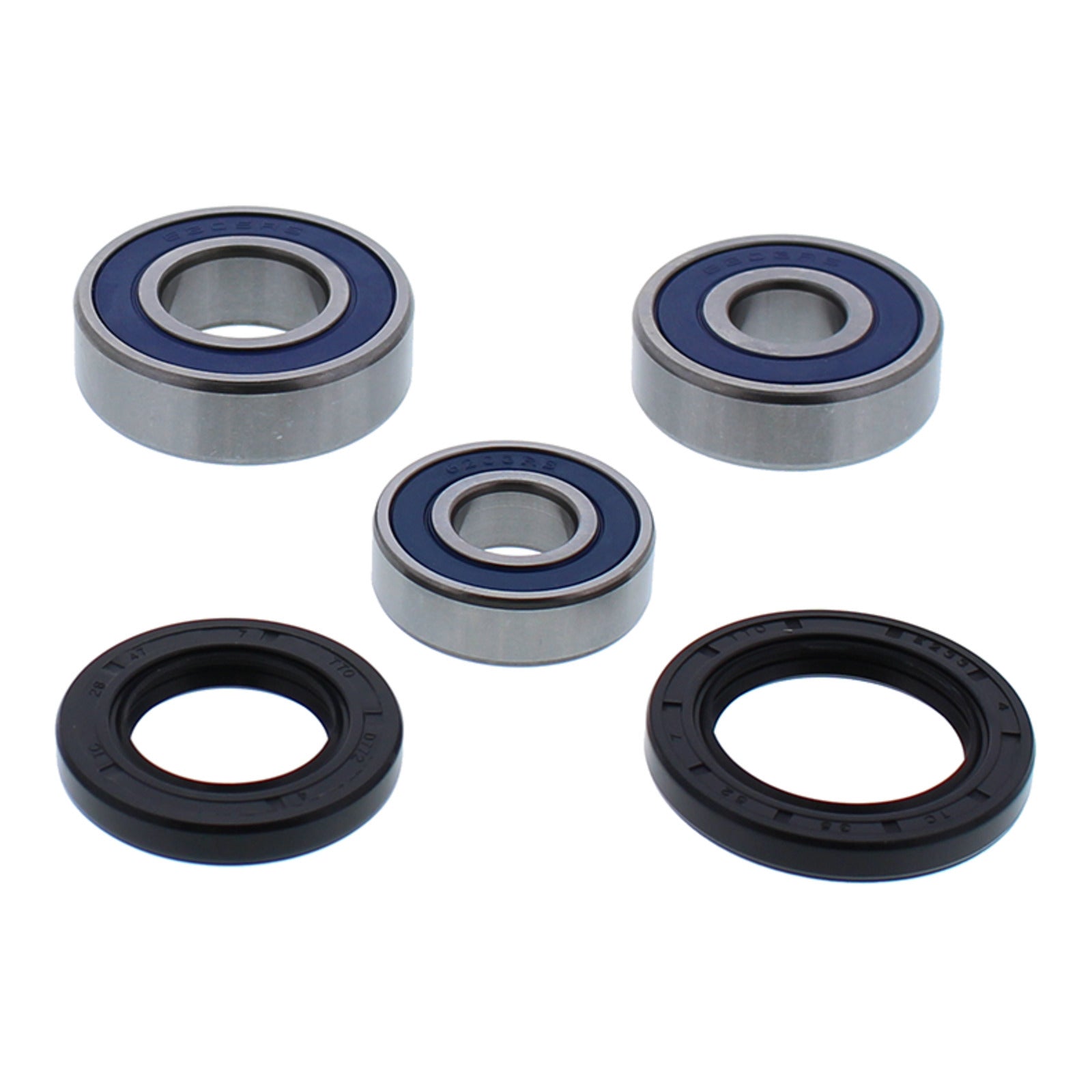 All Balls Racing Wheel Bearing Kit (25-1780) - High Performance Replacement for Motorcycles & ATVs - Perfect for Off-Road Adventures & Racing