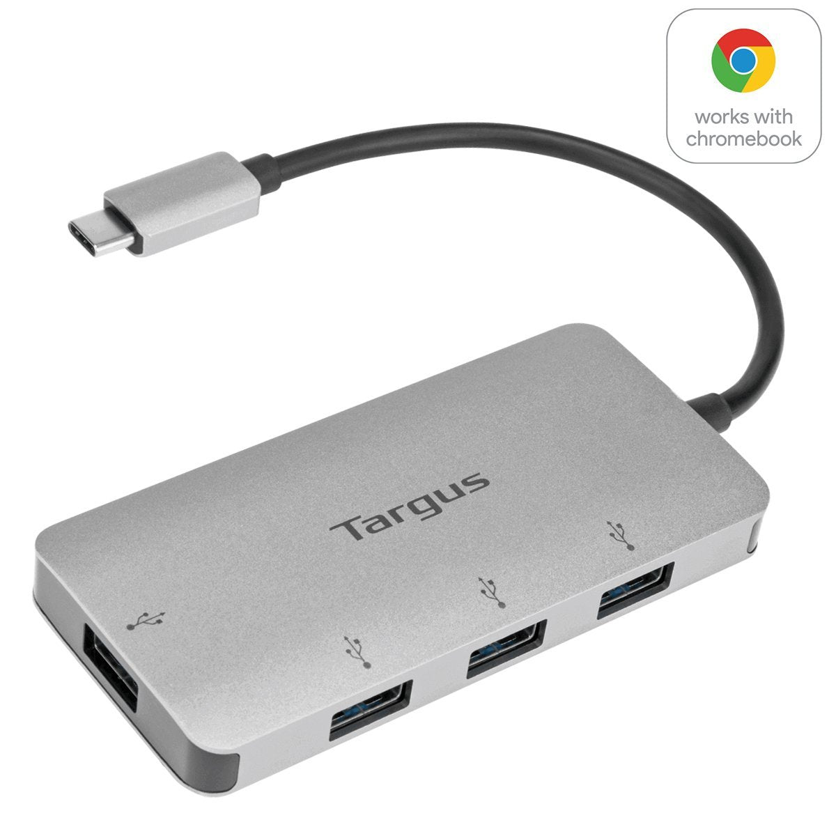 4-Port USB C to USB A Hub Adapter - High-Speed Data Transfer & Charging for Laptop, MacBook, Phone - Perfect for Home Office, Travel & Multi-Device Connectivity