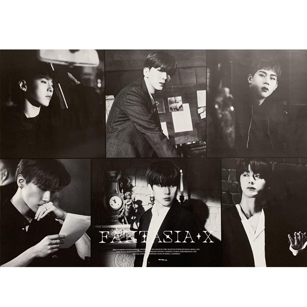 MONSTA X 8th Mini Album 'FANTASIA X' Official Poster - Kpop Merchandise for Fans, Room Decor & Gift Idea