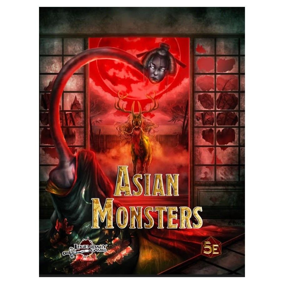 Asian Monsters 5e Compatible D&D Monster Manual - Fantasy RPG Bestiary for Dungeons & Dragons 5th Edition | Perfect for DMs, Game Masters & Tabletop Roleplaying Adventures