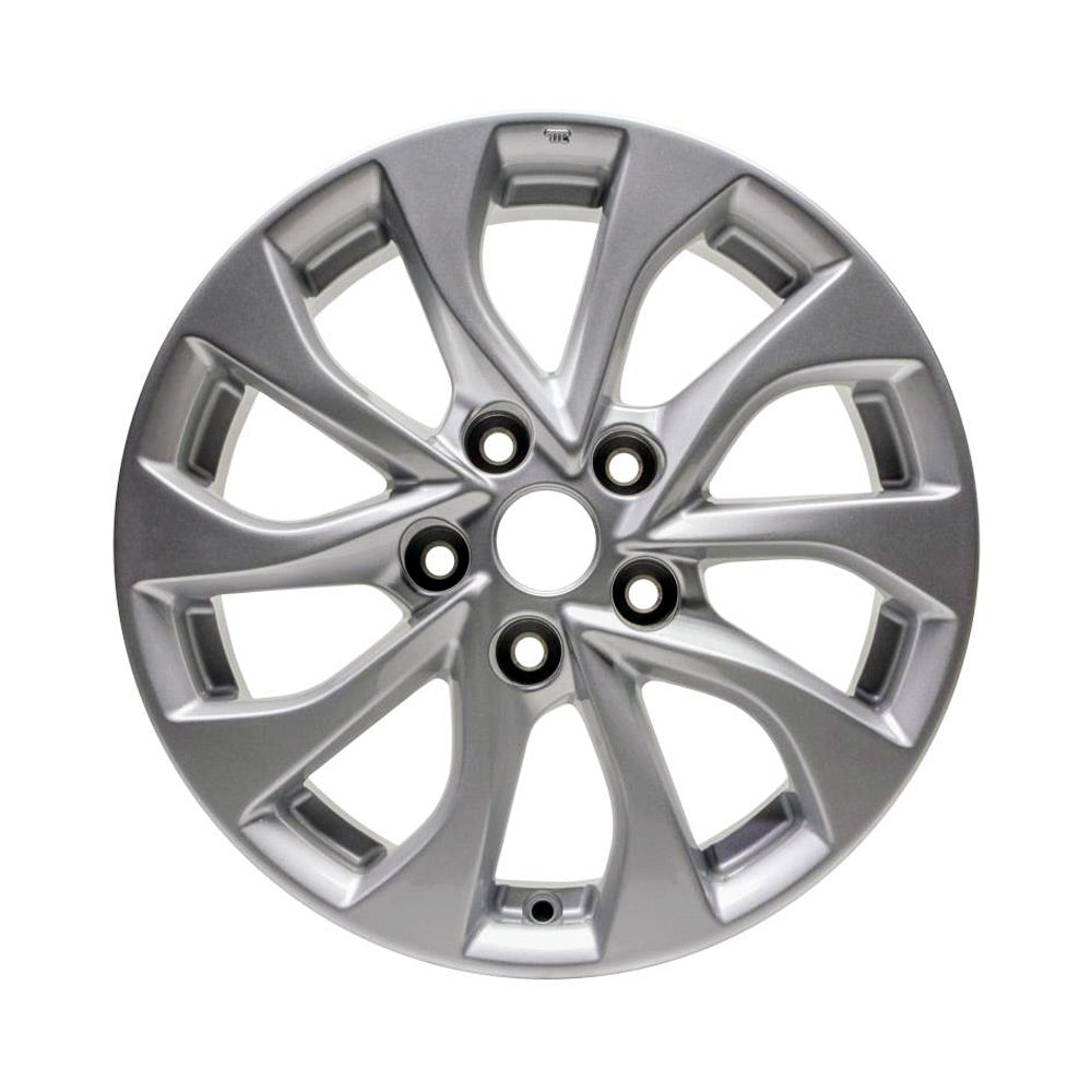 16 Inch Nissan Sentra Wheel Replacement (2016-2020) - OEM Style Replica Rim 62756 - Perfect for Car Upgrades & Road Trip Safety