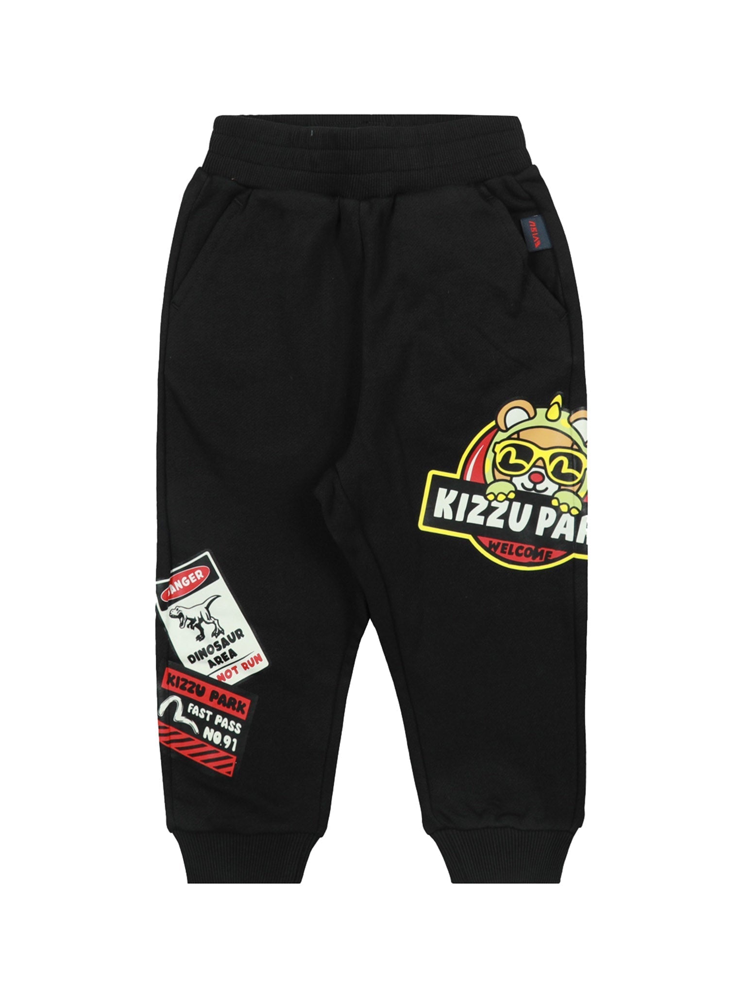 Dinosaur Park Sign Print Regular Fit Sweatpants for Men & Women - Comfortable Casual Joggers for Home, Gym, and Outdoor Activities