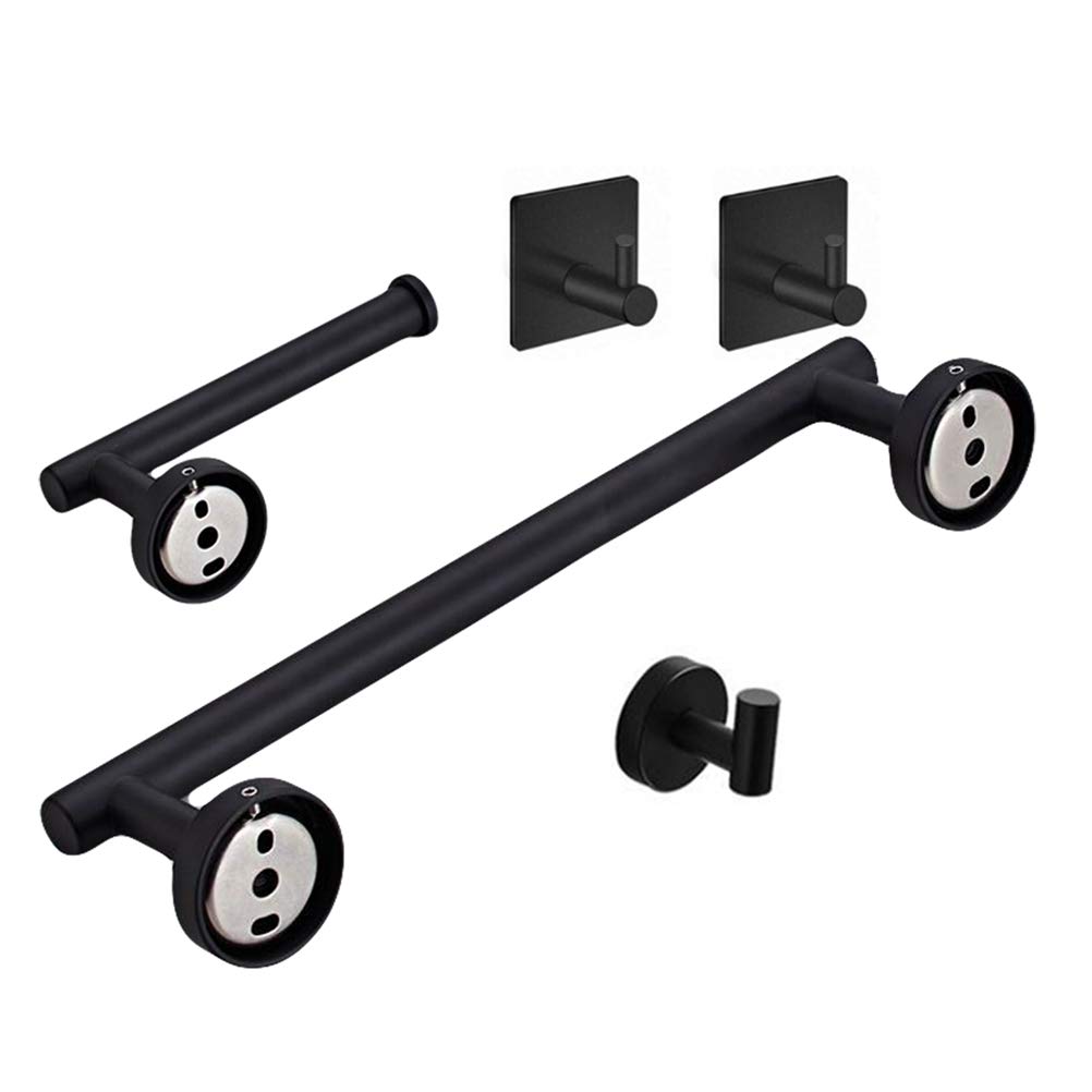 DOITOOL 5-Piece Bathroom Storage Organizer Set - Space-Saving Towel Rack, Shelf & Holder for Bathroom, Shower, Kitchen - Durable Stainless Steel Bath Accessories for Home Organization