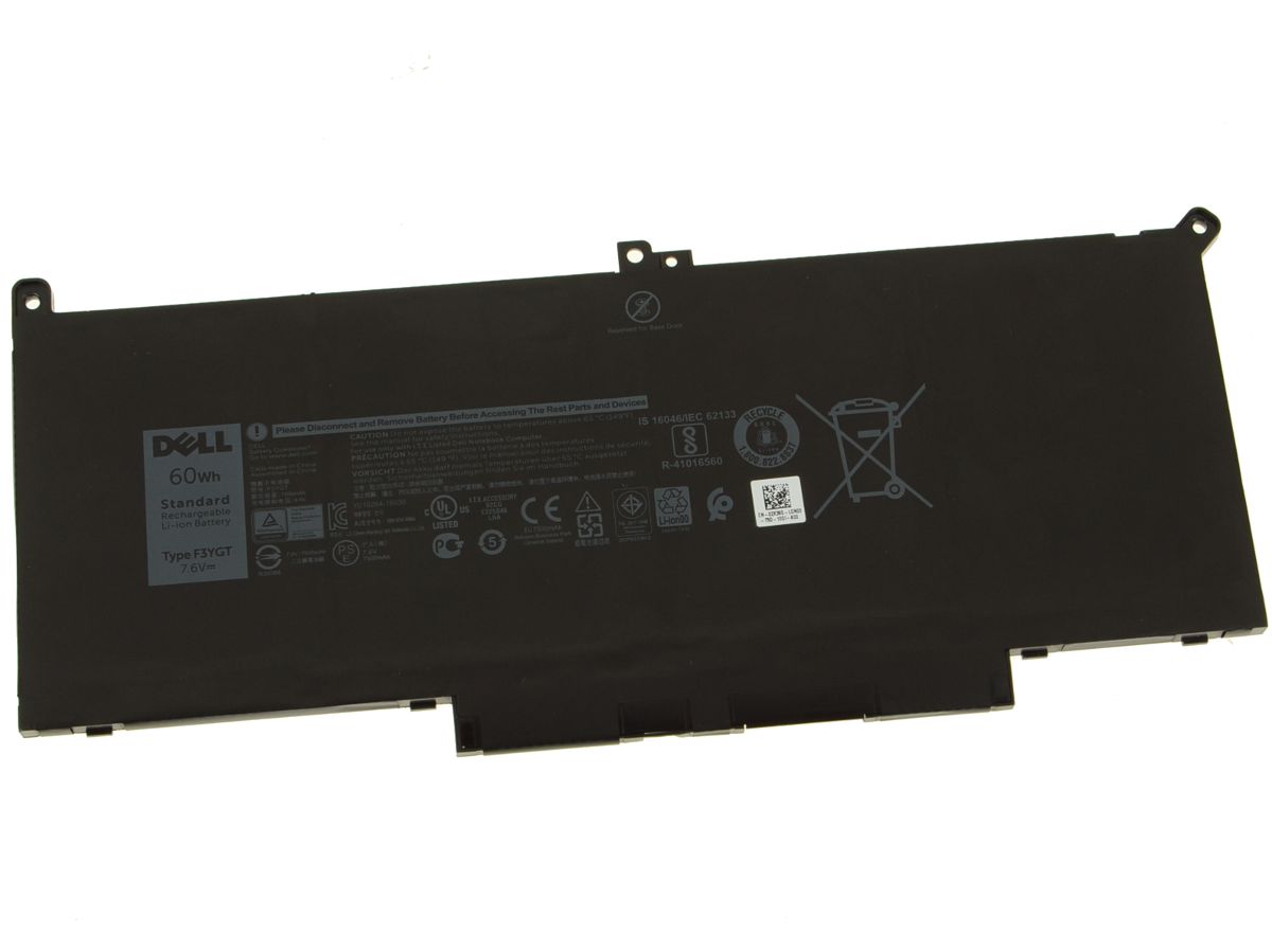 Original Dell Latitude 12 13 14 7000 7280 7290 7380 7390 7480 7490 P73G002 Laptop Battery F3YGT - Replacement Battery for Business Laptops - Perfect for Office Work, Travel & Remote Working