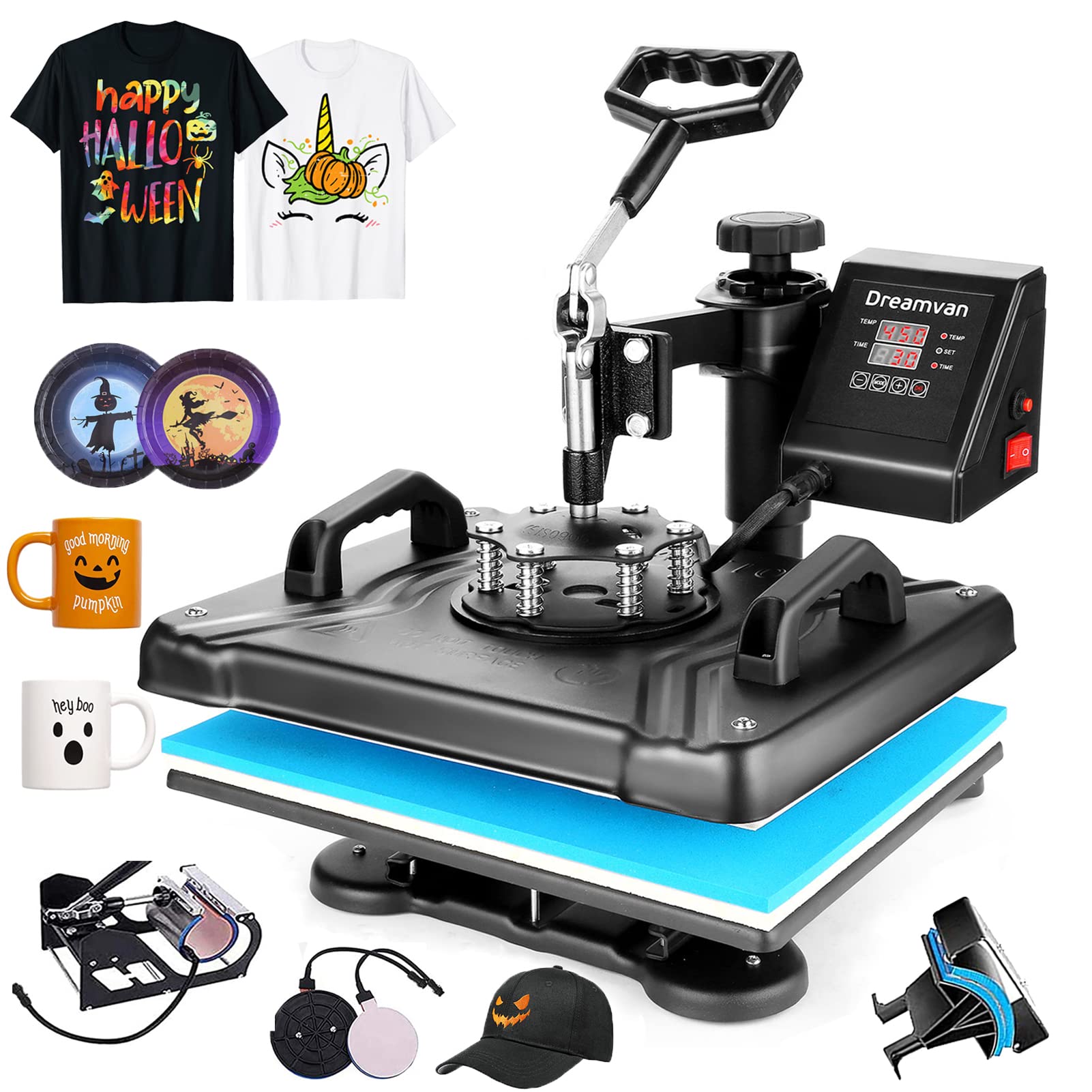 5-in-1 Digital Heat Press Machine 12