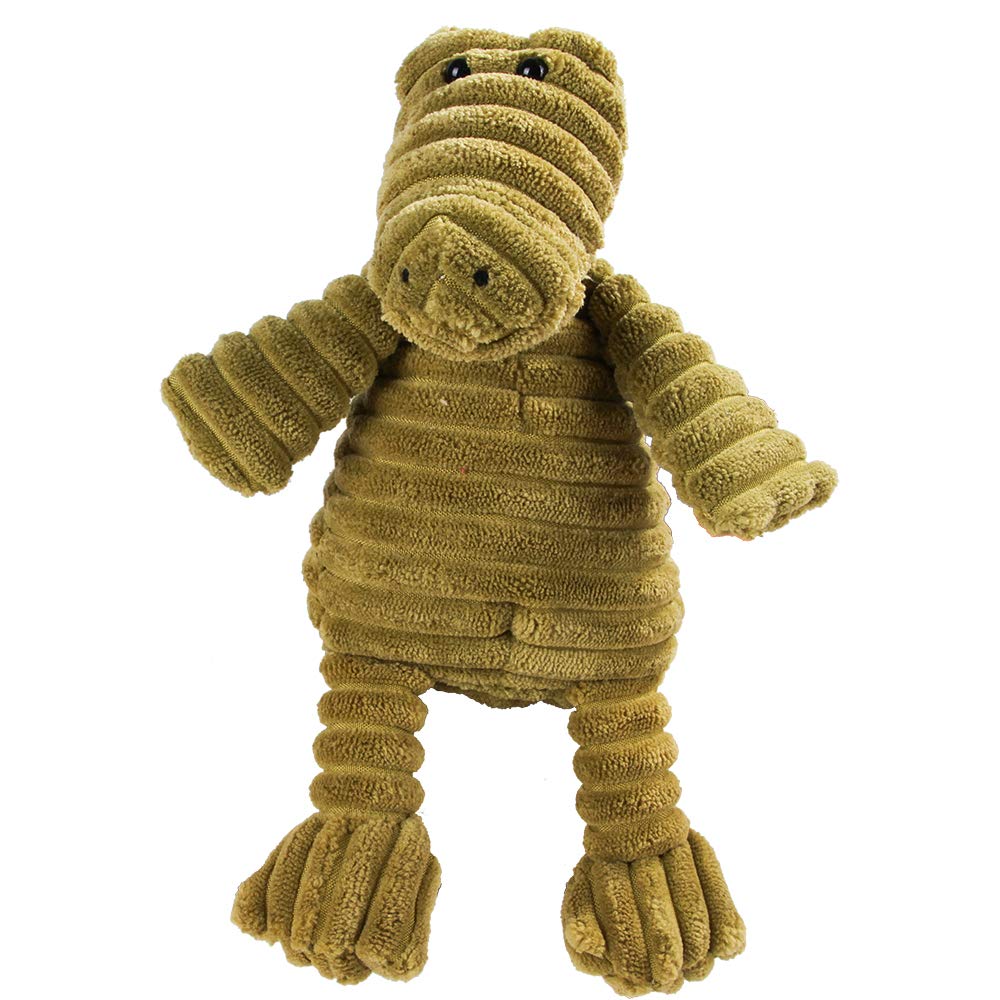 Squeaky Plush Dog Toy for Chewing & Play - Durable Crocodile Design | Interactive Pet Toy for Small & Large Dogs | Perfect for Indoor & Outdoor Playtime