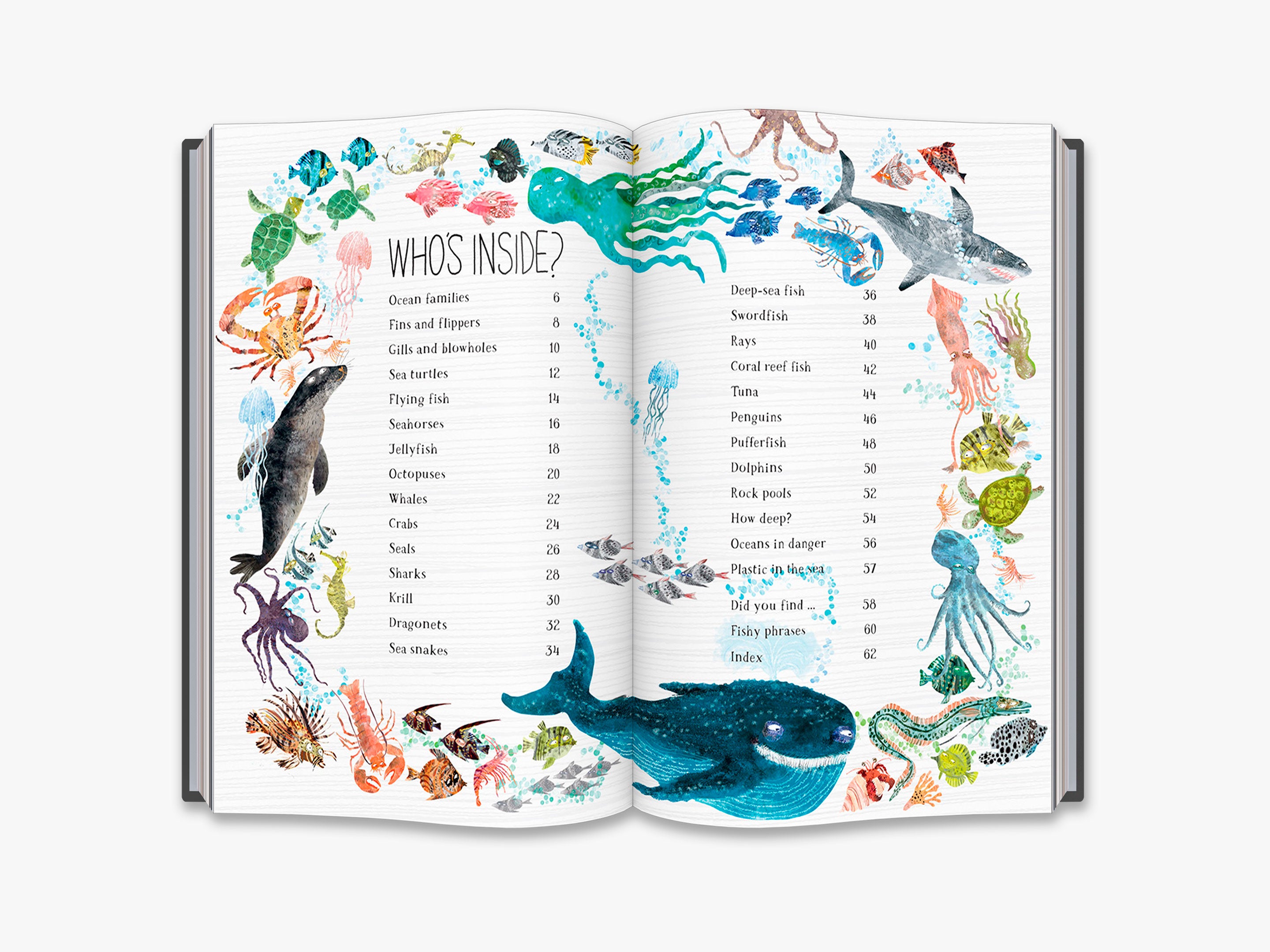The Big Book of the Blue - Educational Ocean Animals Book for Kids | Marine Life Learning Guide | Perfect for Classroom, Homeschool & Bedtime Reading