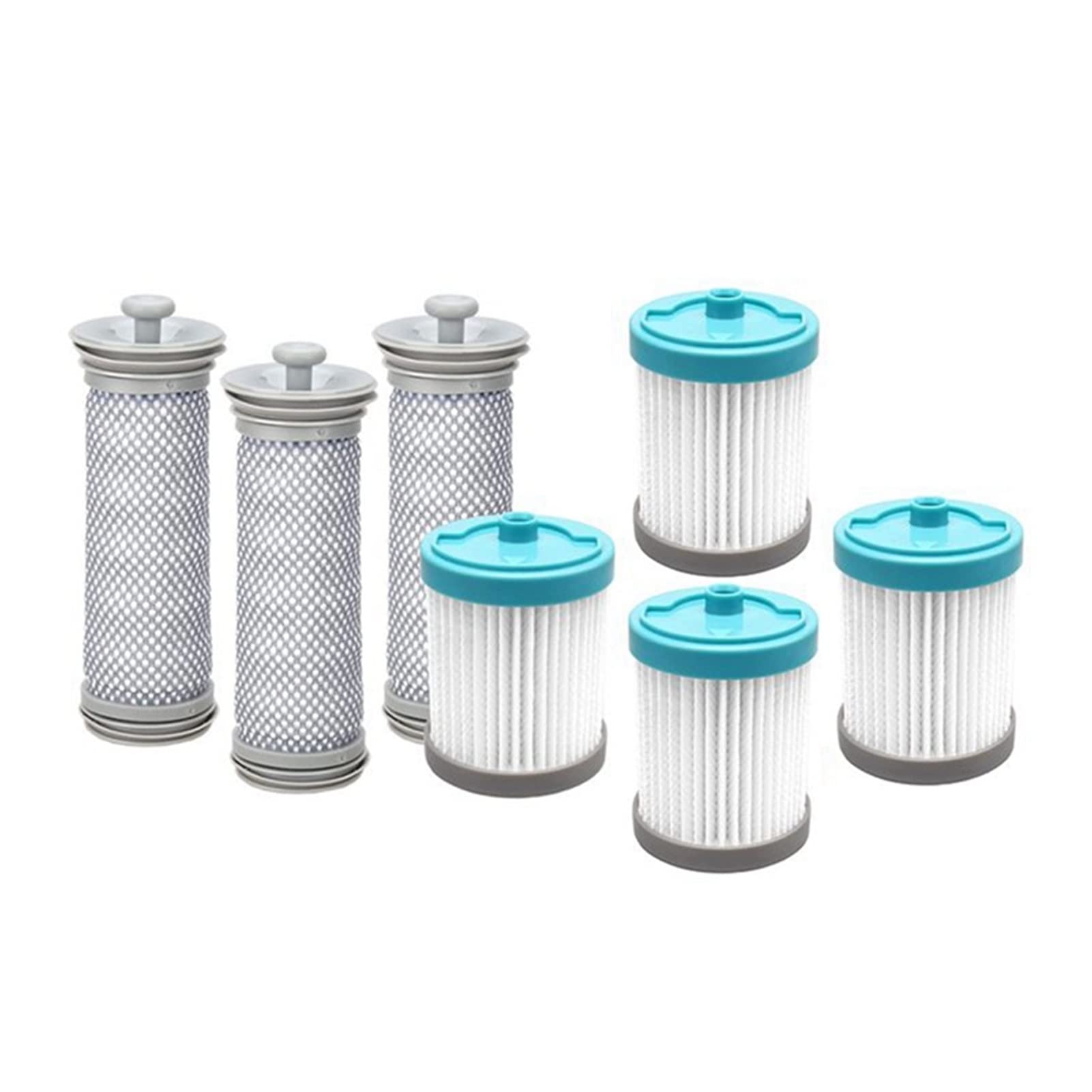 Tineco A10 Hero/Master & A11 Hero/Master Vacuum Cleaner Replacement Filters - Microfiber Pre Filters & HEPA Filter (Light Yellow) - Compatible with Robot Vacuums for Pet Hair, Allergies & Deep Cleaning