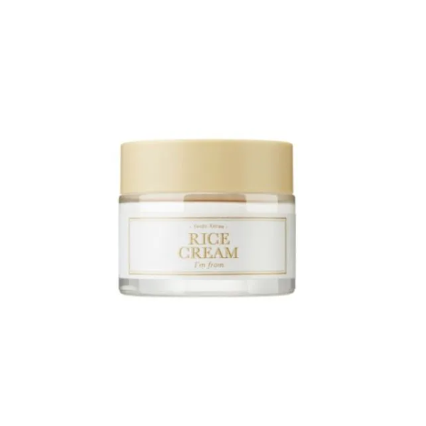 I'm From Rice Cream - Hydrating & Brightening Korean Rice Facial Moisturizer for Dry & Sensitive Skin | Day & Night Skincare Routine