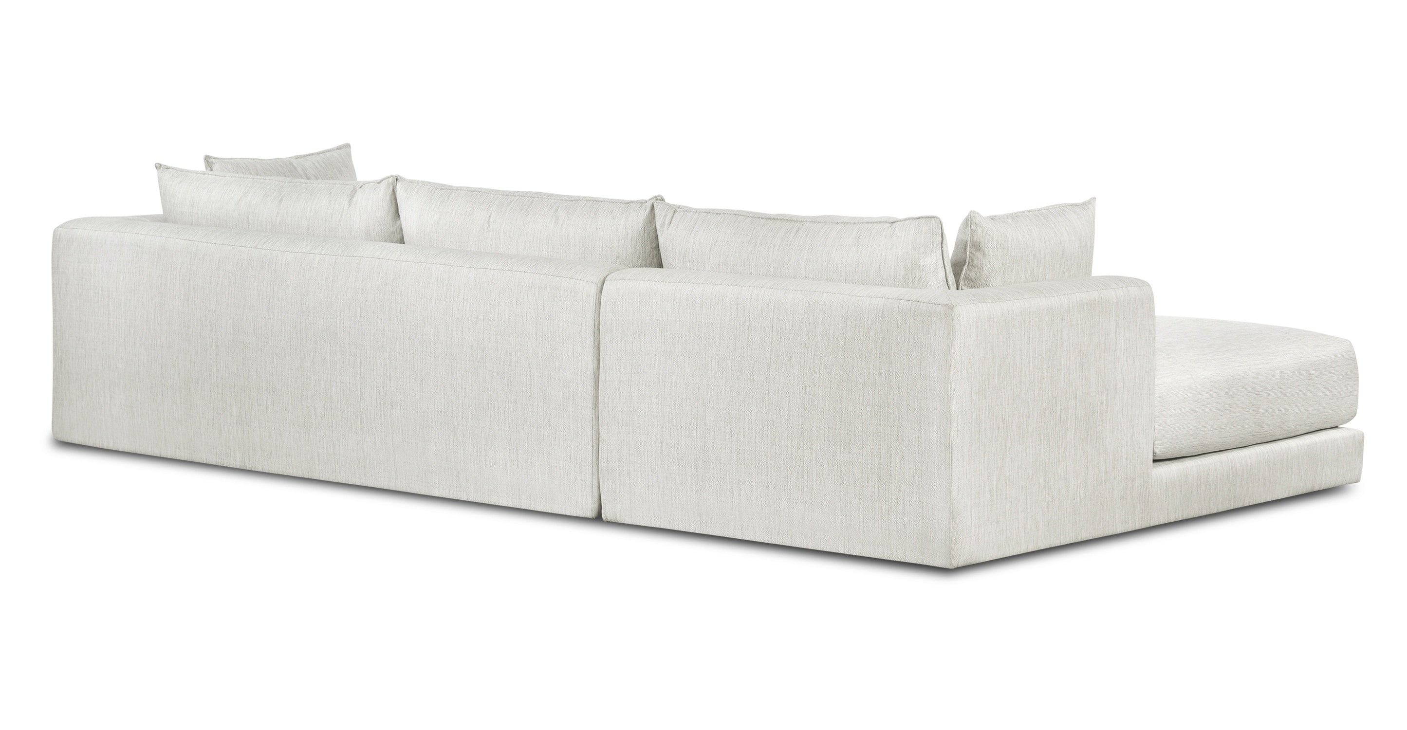 Modern Marcel Left Facing Sectional Sofa - L-Shaped Corner Couch for Living Room, Family Room & Home Theater | Comfortable Upholstered Fabric Sectional with Reversible Chaise