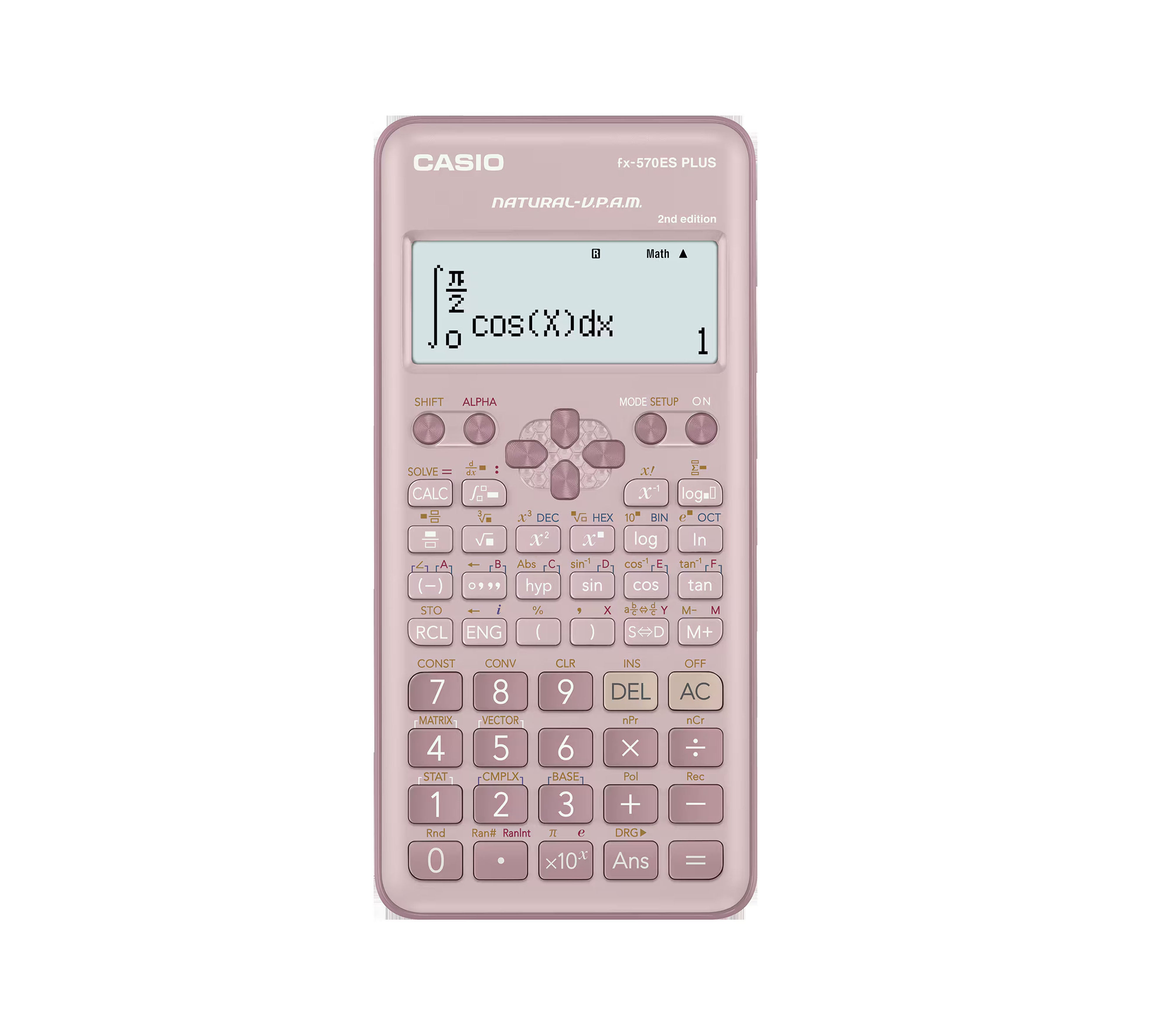 Casio Scientific Calculator with 417 Functions - Pink | Perfect for High School, College & Engineering Students - Algebra, Trigonometry & Calculus Tool