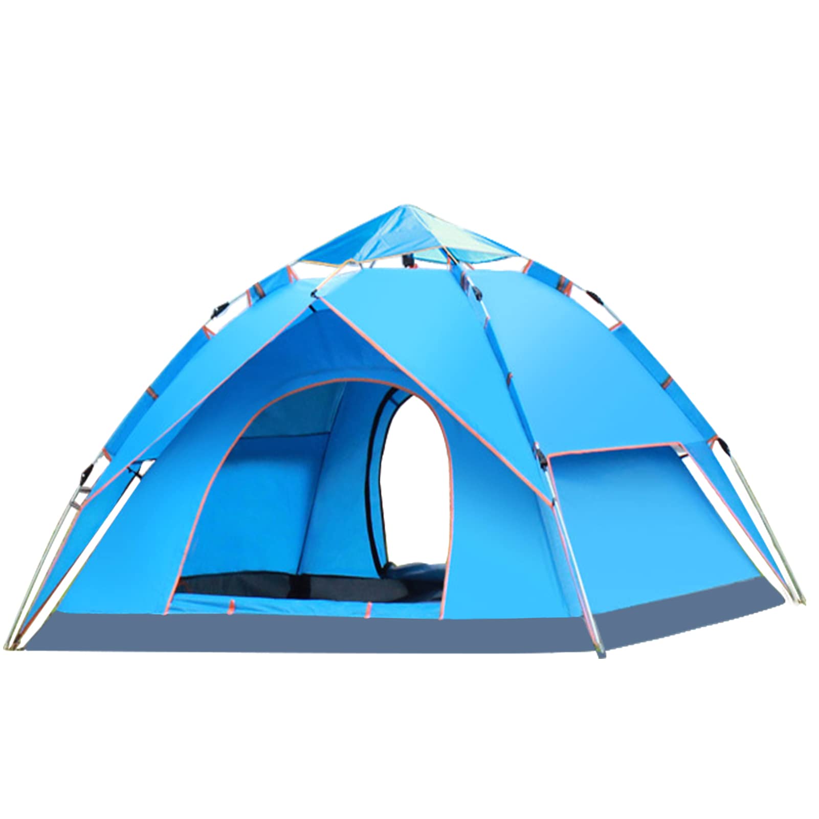 Pop Up Tent for 3-4 Person, Sofoges Instant Automatic Camping Tent with Double Layer Waterproof Design - Perfect for Family Hiking, Backpacking, Beach Trips & Outdoor Adventures
