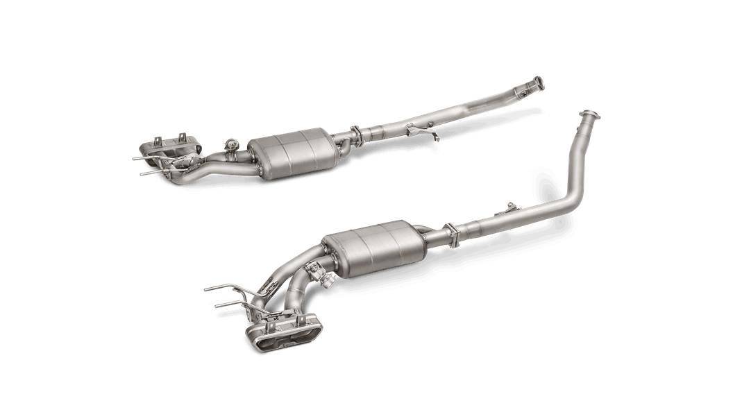 Akrapovič Stainless Steel Downpipe Set Without Catalytic Converter for Mercedes AMG G 63 (W463) 2015-2018 - Performance Exhaust Upgrade for Off-Road & Street Driving