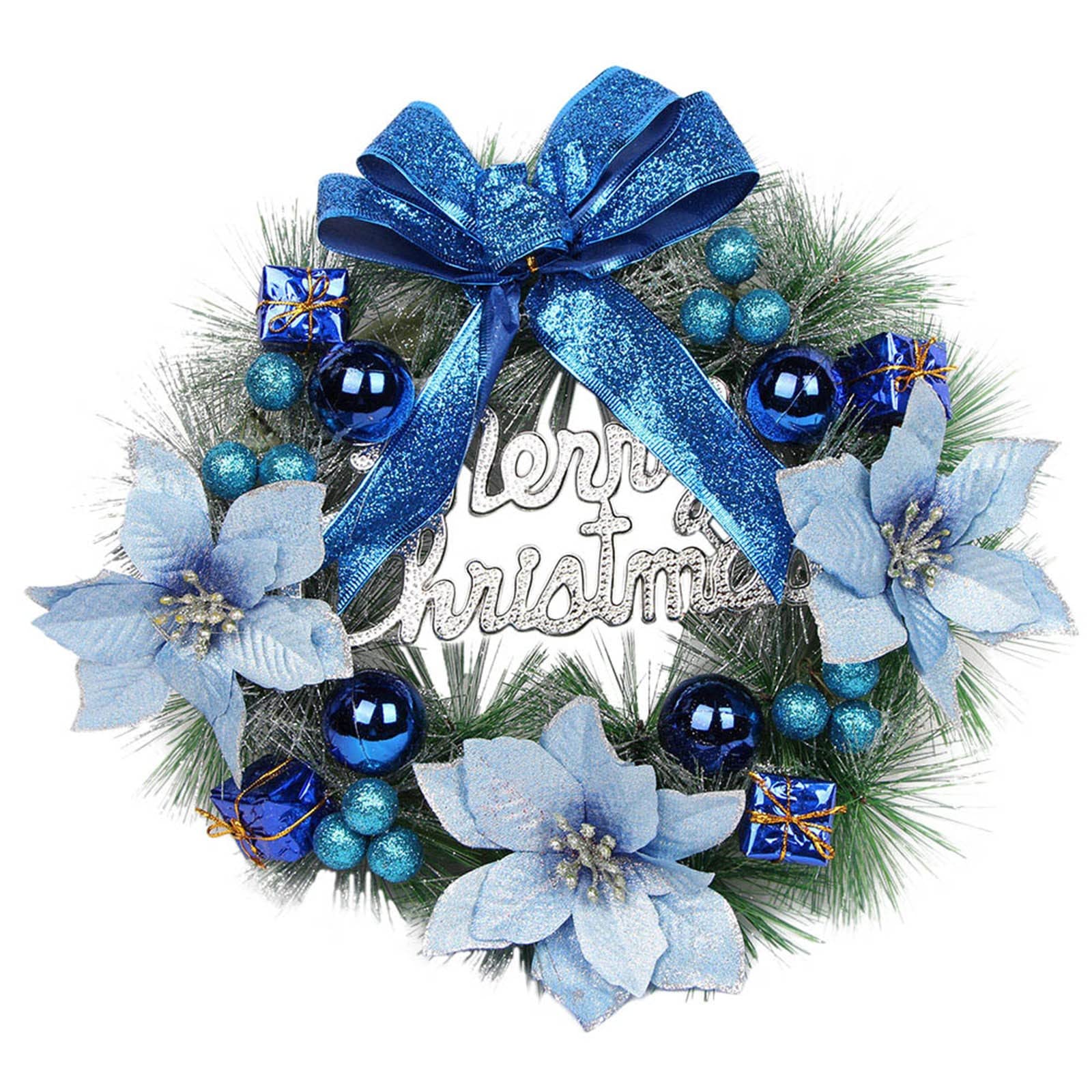 Christmas Wreath Door Hanger for Xmas Home & Party Decor