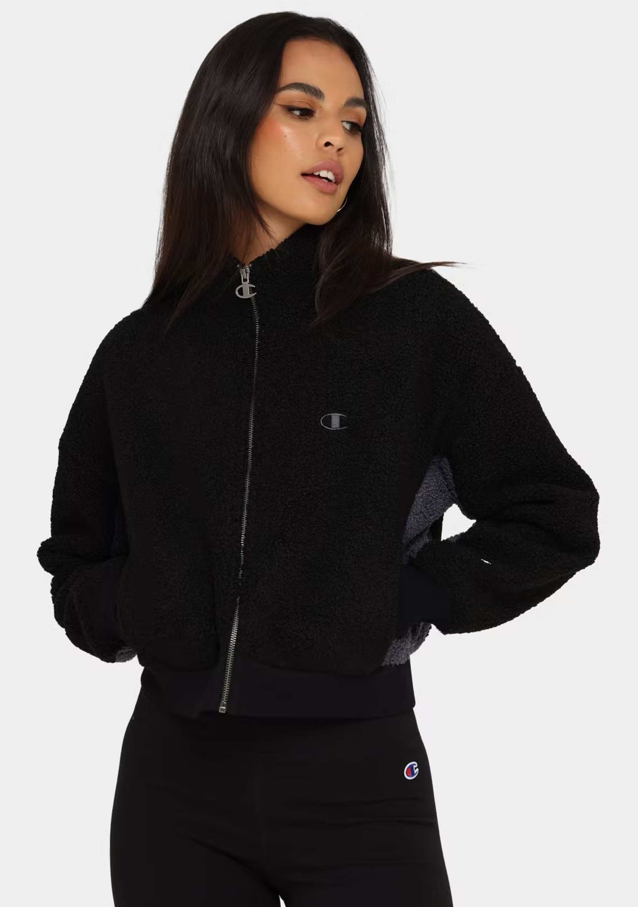 Champion Women's Sherpa Jacket - Cozy Fleece Lined Winter Coat for Outdoor Activities, Hiking & Casual Wear | Warm & Soft Pullover with Pockets