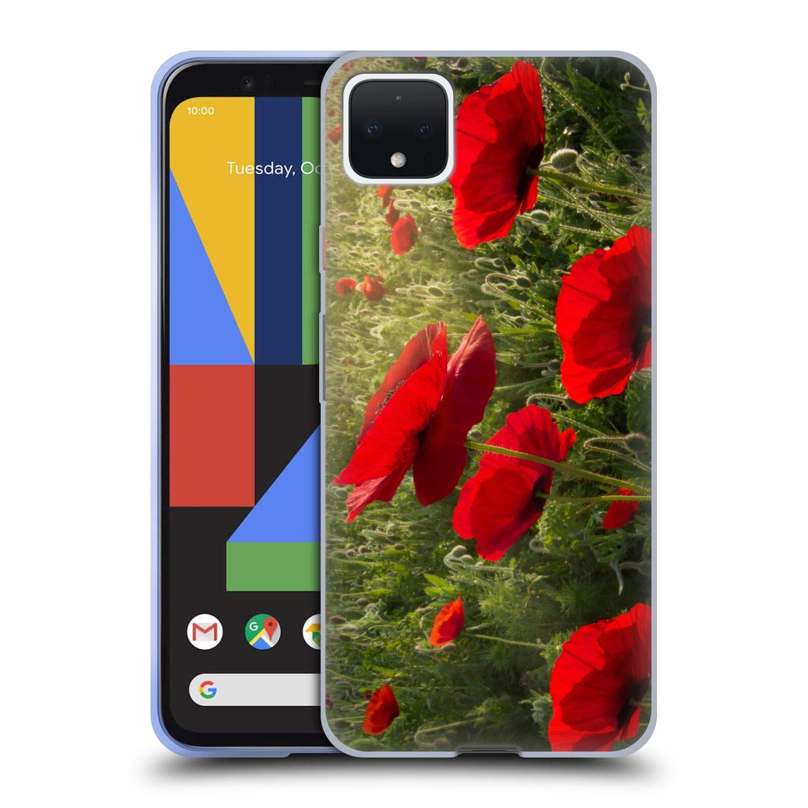 Google Pixel 4 XL Floral Case - Soft Gel Phone Cover for Daily Use