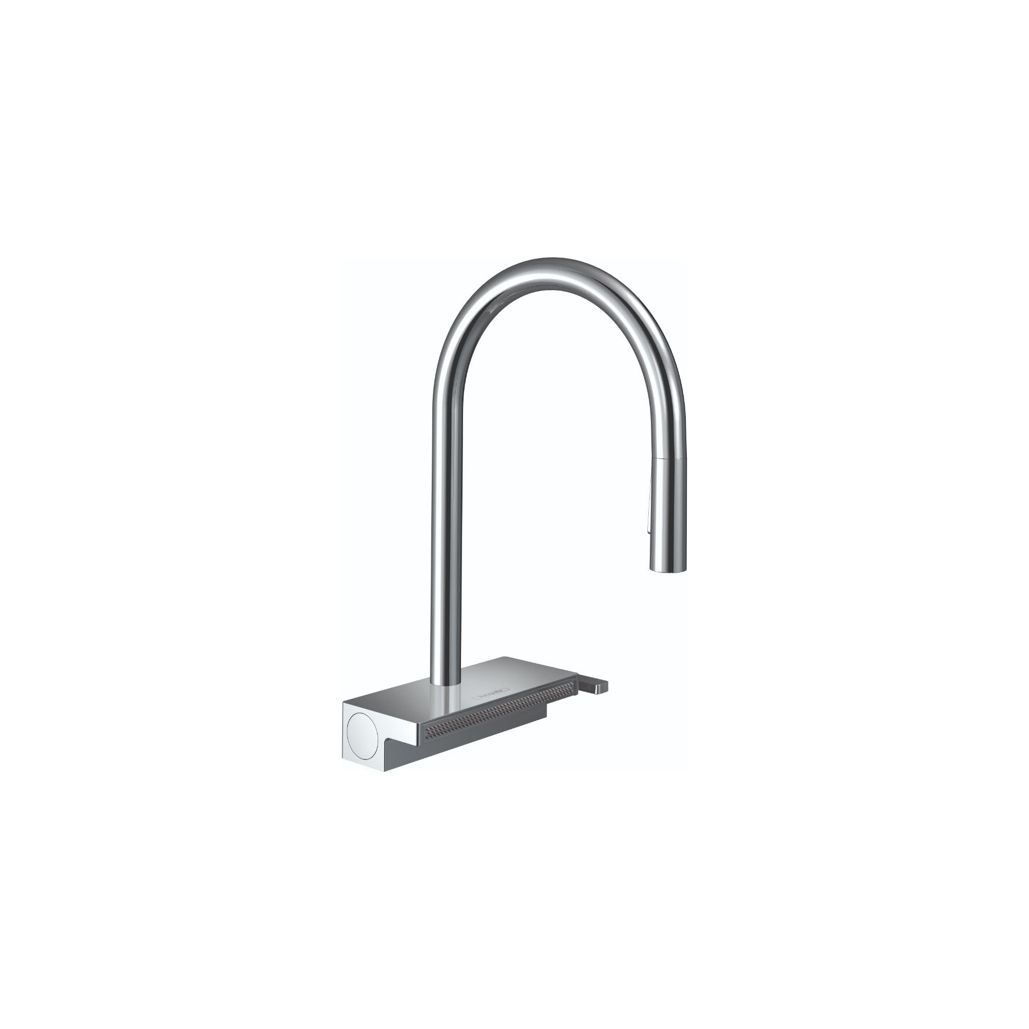hansgrohe Aquno Select Chrome High Arc Pull Down Kitchen Faucet with Magnetic Docking Spray Head - Premium Kitchen Sink Faucet for Modern Home Cooking and Cleaning