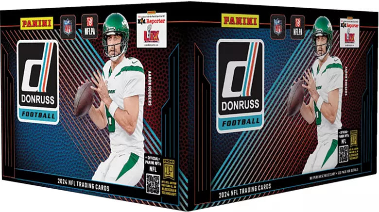 2024 Panini Donruss Football Trading Cards Retail Box - 24 Packs, 8 Cards per Pack | Perfect for Collectors, Fantasy Sports & Gift Giving